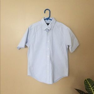 Lands’ End Boys Short Sleeve Button Down